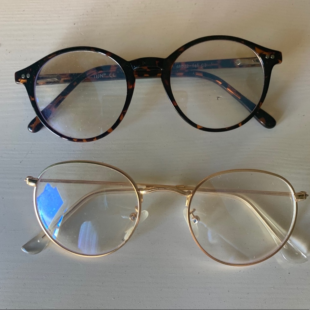 1 Pair Blue Light Glasses (brown frames available)